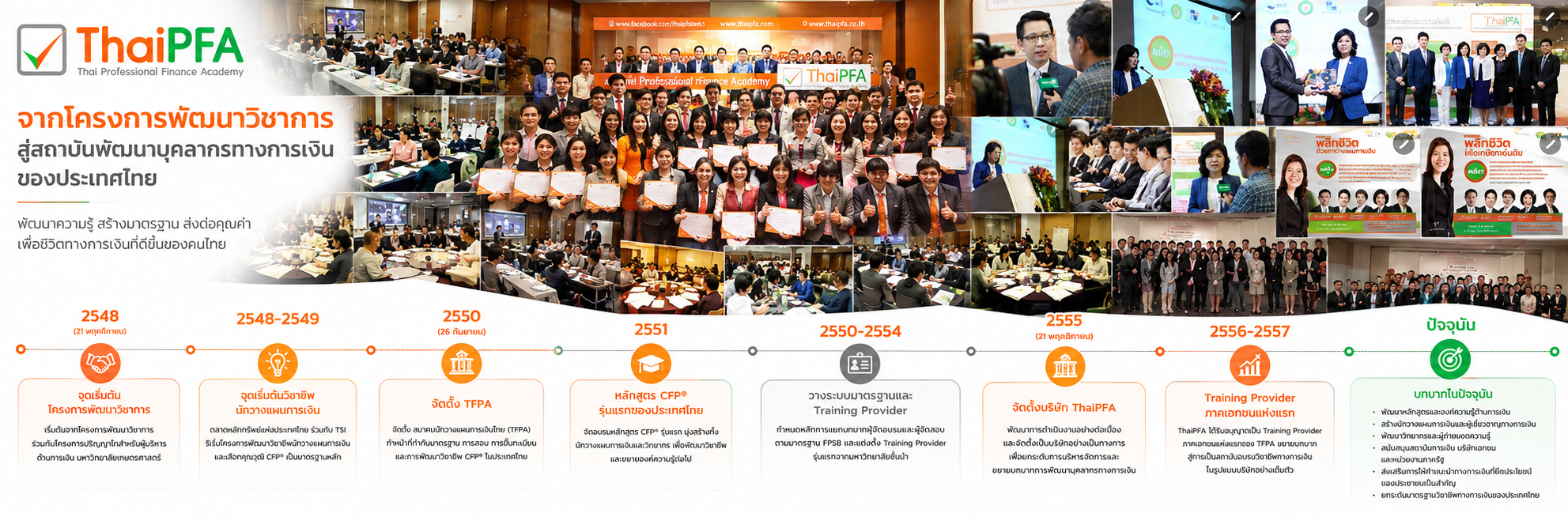 ที่มาของหลักสูตรการวางแผนการเงิน CFP และ ThaiPFA